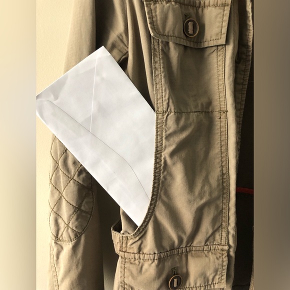 Eddie Bauer - Utility Jacket in Tannish Olive Green - M - Picture 6 of 15